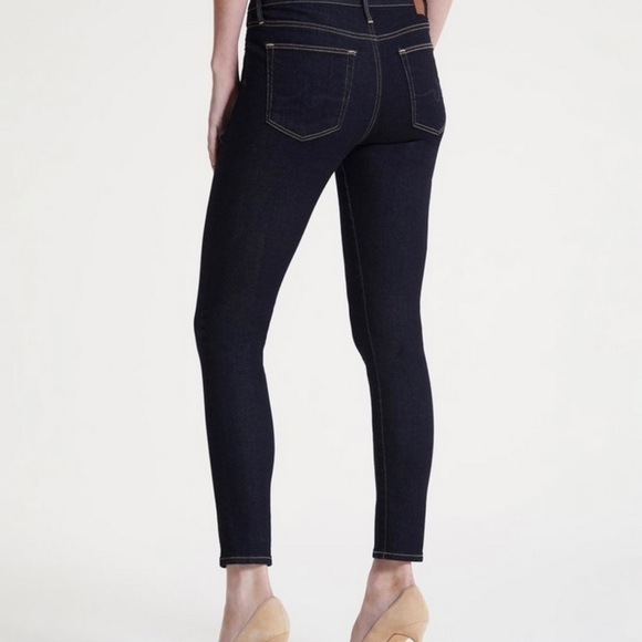 Ag The Farrah High Rise Skinny Ankle Indigo Spring Jeans Size 26 - Picture 2 of 12
